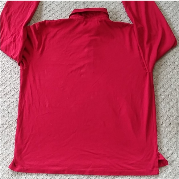 MICHAEL Michael Kors Red Long Sleeve Button Up - Picture 3 of 6